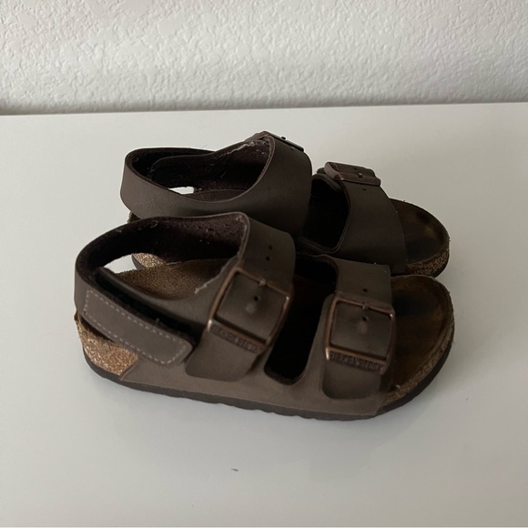 Kids Brown Sandals - Picture 1 of 4